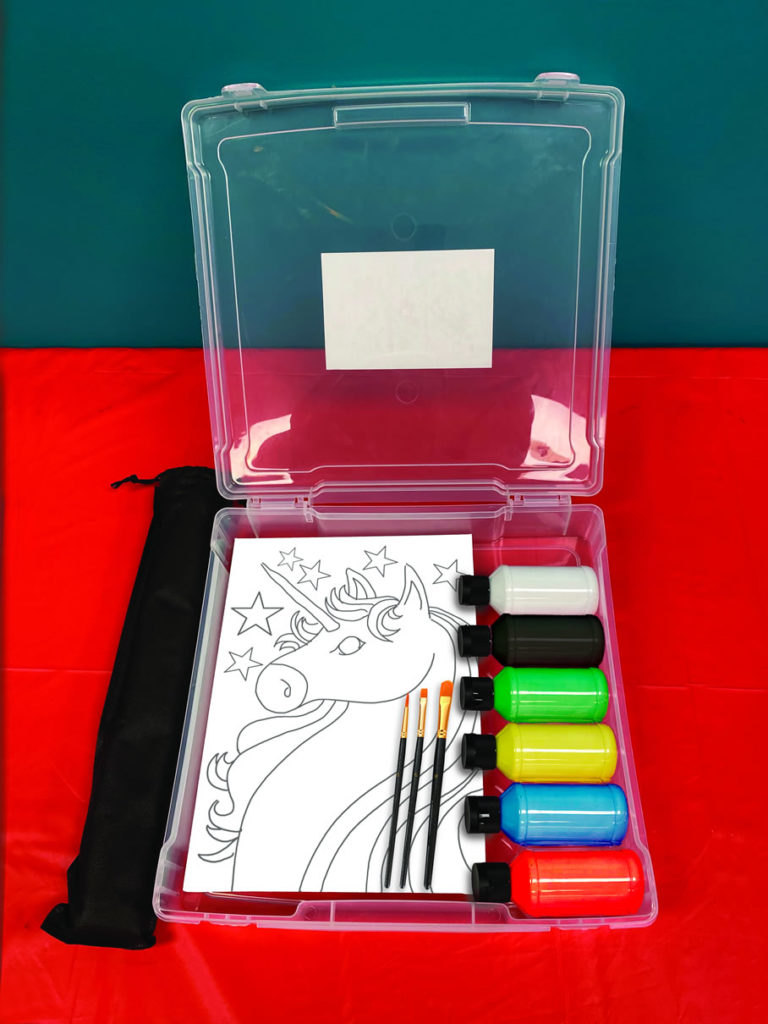 Kid’s atHome Paint Kits unWined & Paint Art & Wine Parties that come to you!