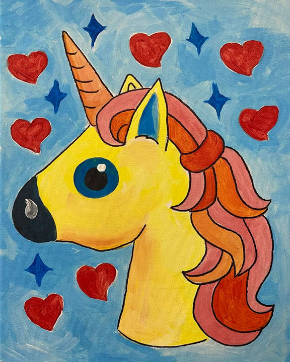 Paint @ Home Art Kit: Cute Unicorn